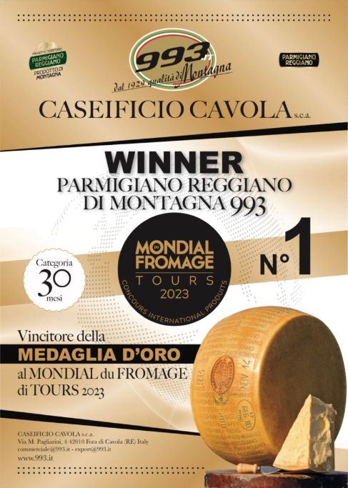 Parmigiano Reggiano di Montagna 24 maanden rijp