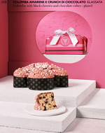 COLOMBA MET ZWARTE KERSEN ANC CHOCOLADEBLOKJES - GEGLAZUURD (1 KG)OF(500GR)
