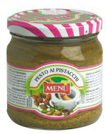 Pistache pesto bereid met extra vergine olijfolie  0,400 gr