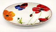 VINTAGE VERSIERD OVAAL DIENBLAD 26 cm