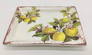 VINTAGE VIERKANT DIENBLAD 17 cm