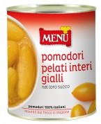 Italiaanse gepelde geel tomaten / Pomodori Pelati interi gialli 800 gr